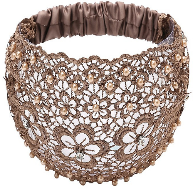 진주레이스 밴딩 헤어밴드 SH1168