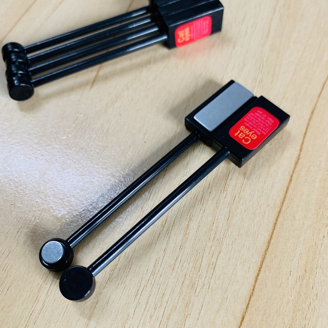 雙頭磁鐵棒 黑色 貓眼膠專用 美甲工具, 1個