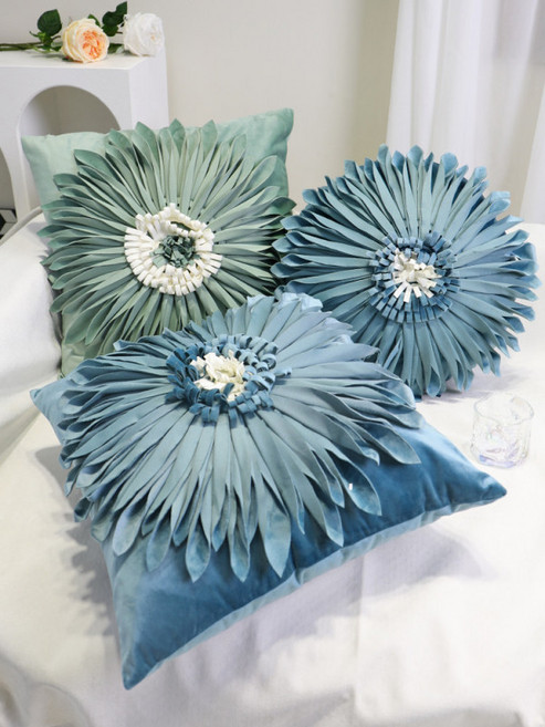 자라홈 st 빈티지 꽃 자수 쿠션 커버 세트 솜 포함 북유럽 고급 거실 호텔 침실 쇼파 인테리어 등받이 방석, F. 자스민 향기