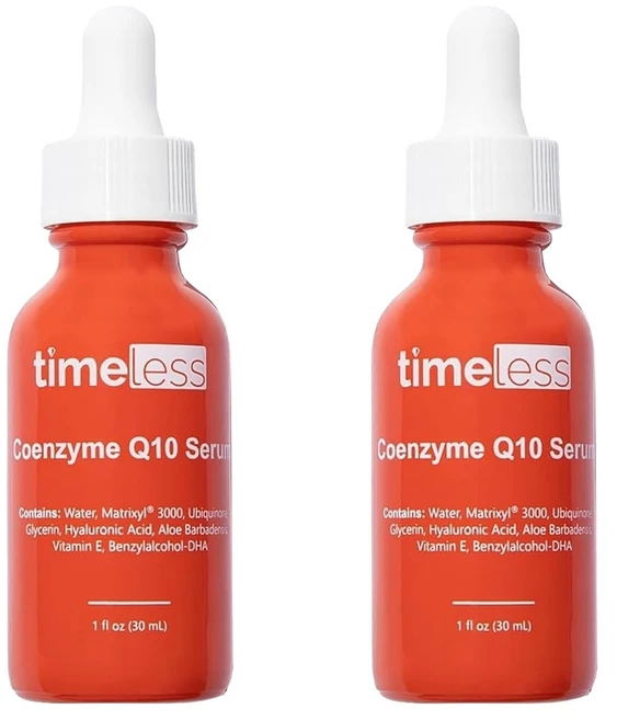 타임리스 코엔자임Q10 화장품 세럼 히알루론산 30ml 2개 수분케어 - 쿠팡
