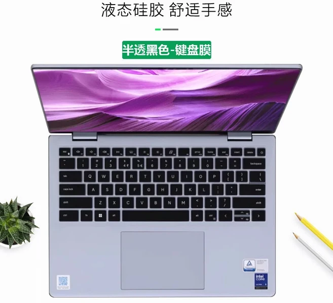 델 14 플러스 2-in-1 노트북 2025 14인치 DB04250 델 인스피론 14 플러스 5440 5441 5445 7440 7441 7445, 01 black