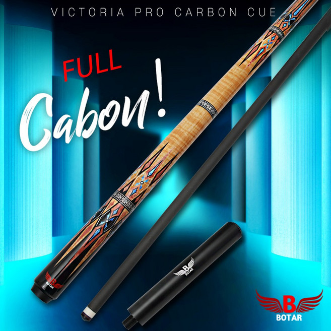 [보타르] 빅토리아 프로 당구큐대 세트 / 풀카본 통카본 / 국제규격 개인큐 연장대포함