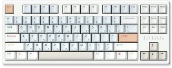 한성컴퓨터 듀얼8K 래피드트리거 자석축 게이밍 텐키리스 키보드, 마그네틱축(자석축), TFG Magnetox 2XL, 멀티파스텔