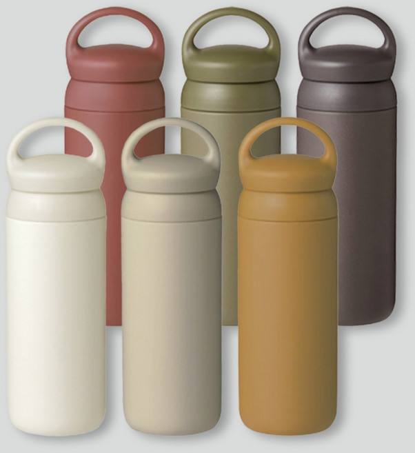 킨토 데이오프 손잡이 보온보냉 텀블러 500ml, 샌드베이지, 1개