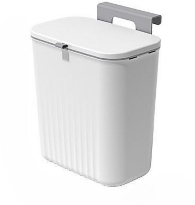 벽걸이 주방 욕실 휴지통 - 심플한 디자인으로 공간을 활용하세요, 화이트, 화이트