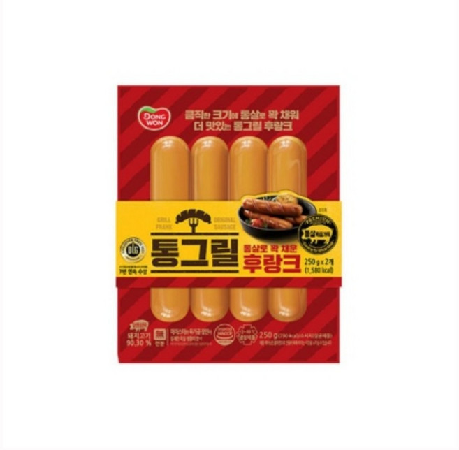 동원 통그릴후랑크 250g x 6봉, 6개