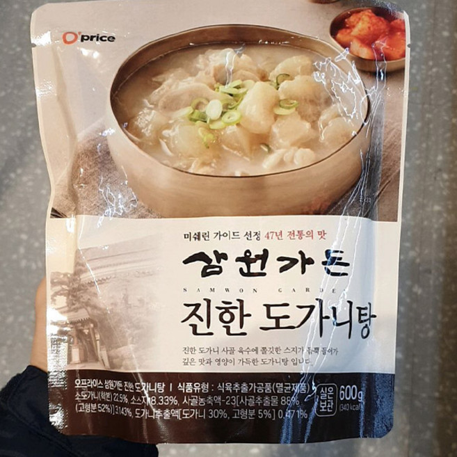 오프라이스 삼원가든 진한 도가니탕, 1개, 600g