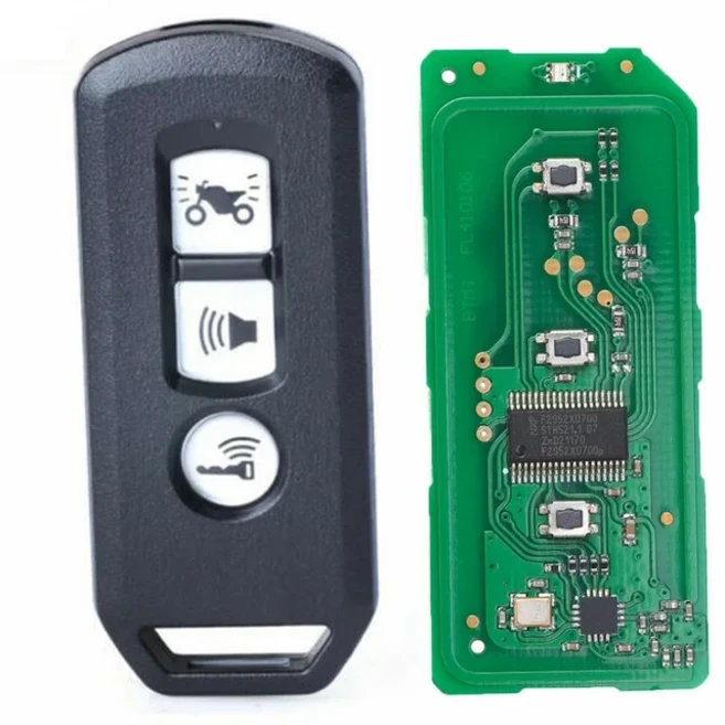 DIYKEY 2/3 버튼 혼다 오토바이 스쿠터 용 원격 키 X-ADV K35V3 ADV SH 150 Forza 300 750 PCX150 2017 201, 04 K01 For 2015 2016