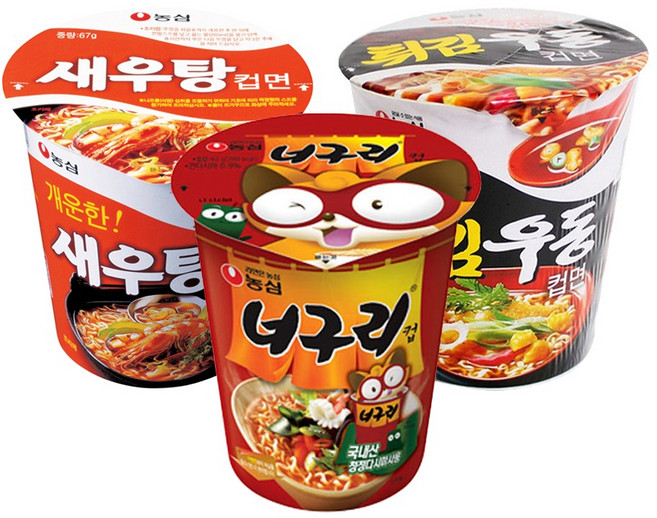 농심 소컵 너구리x6컵+새우탕x6컵+튀김우동x6컵, 18개