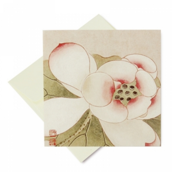 [YTT] 전통 민화 카드 - 홍경희 A, 수묵연화도(4658), 색상:수묵연화도(4658)