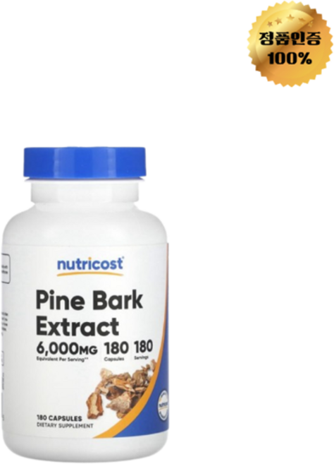 뉴트리코스트 소나무 껍질추출물 6 000mg 캡슐 180정, 1개