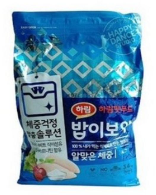 하림펫푸드 전연령 밥이보약 알맞은 체중 강아지사료, 다이어트(체중유지), 3.4kg, 2개