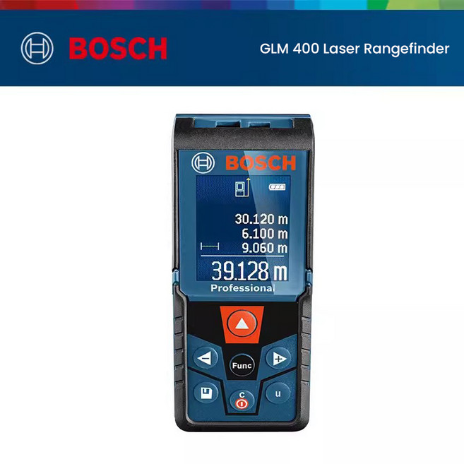 Bosch Profesional 거리 측정기 레이저 테이프 정확한 30-50m 메트로 파인더 건설 룰렛 사냥 도구, 3) GLM400