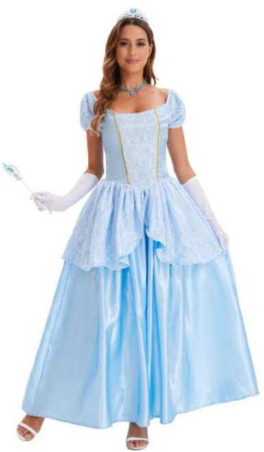 의상 여성용 멋진 성인 공주 백설 공주 옐로우 벨라 신데렐라 엘사 안나 라푼젤 잠자는 숲속의 아름다움 코스프레 할로윈 드레스, 34)-8365