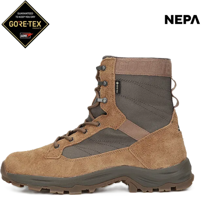 네파 NC야탑 25" 이월상품 50%할인 메이드 인 코리아! 대박할인 하이컷 밀리터리 특이한 컬러에 가성비 최고의 등산화 공용 사나래 고어텍스 7LE7602