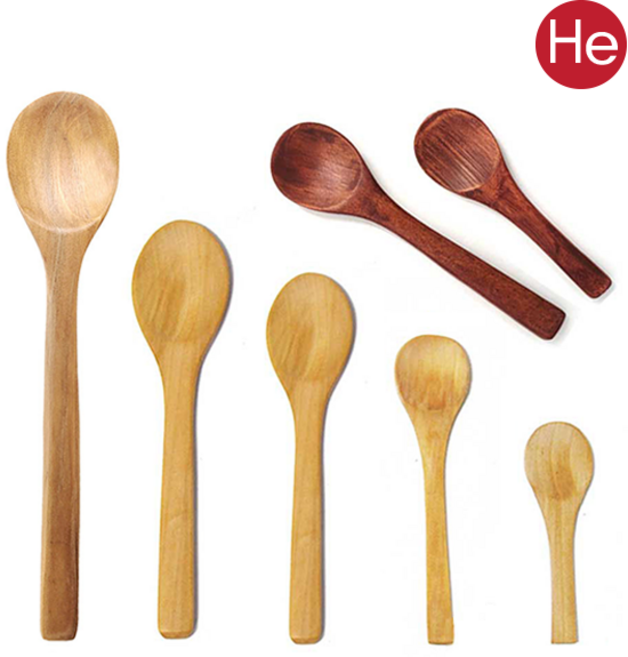 경옥고 스푼 7종류 신제품 나무색 약스푼 계량스푼 나무 우드 한약 한의원 병원 약 한방 홍삼정 꿀 커피 이유식 요거트 숟가락 수저, 나무색 (13.5cm)