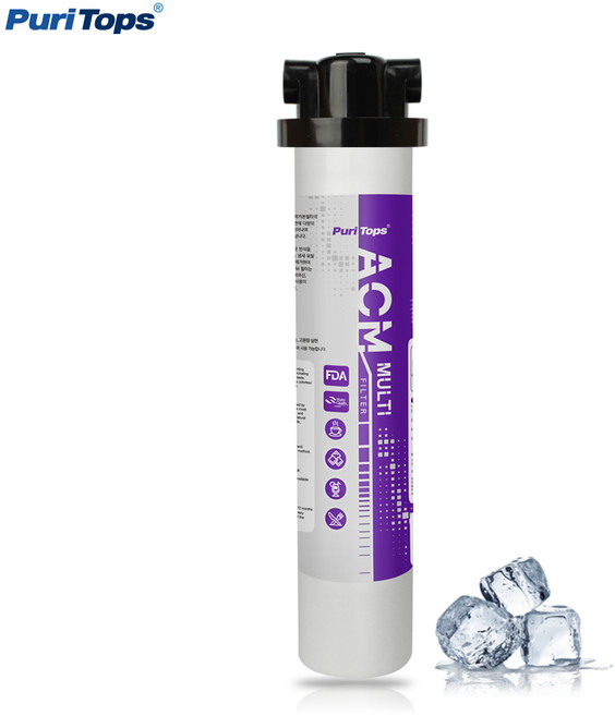 한솔 제빙기 HSI-035KB 호환 교체 필터 퓨리탑스 ACM 필터+헤드포함 세트, 1개