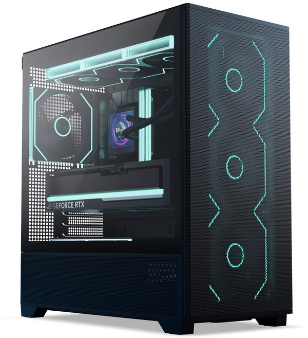 앱코 G50 빅플로우 MESH ARGB BTF 미들타워 컴퓨터 케이스