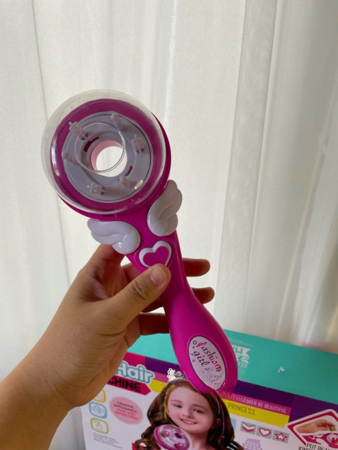 자동 머리 땋는 기계 자동 벼머리 여아 스타일링 도구, 1개, 미들 상자 마법 헤어드라이어