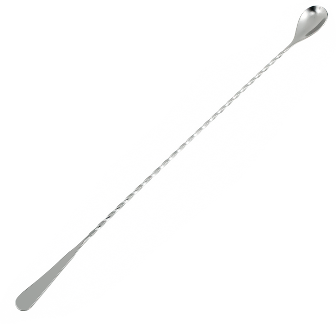 조선바텐더 홈텐딩 홈카페 바 스푼 하이볼 스푼, 50cm, 1개, 실버