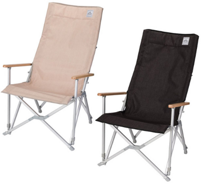 코베아 로우 롱 릴렉스체어 캠핑의자 KECT9CA-02, 베이지, 1개