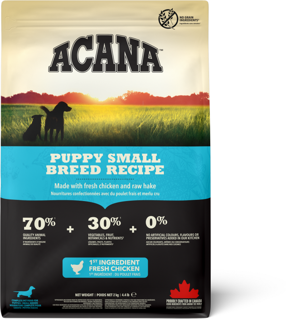 아카나 퍼피 스몰브리드 강아지사료 건식사료, 2kg, 1개, 닭