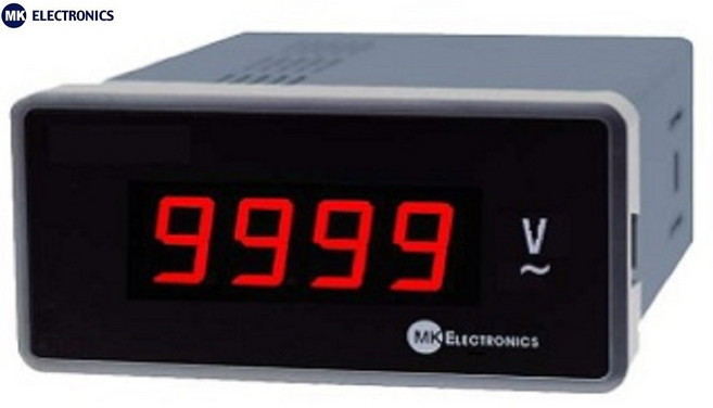 9999 표시레인지 AC500V까지 측정 지시형 디지털 판넬메타 교류 전압계 CV-132A, AC220V/110V, AC 0V~500V, 1개