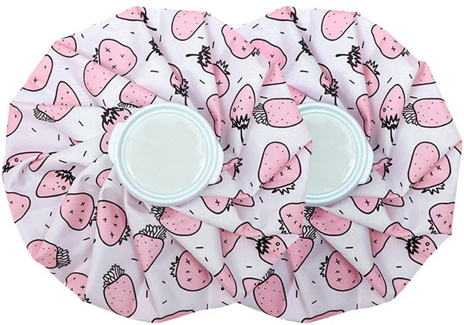 구스터프 냉온 찜질 주머니 스트로베리 대형, 2개