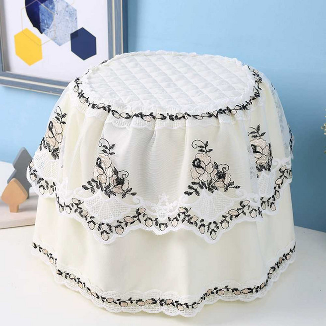 전기 밥솥 덮개 인테리어 가리개 밥통 먼지방지 커버 1.베이지타원형밥솥덮개30x40높이20cm, 34.커피컬러원형밥솥덮개30높이30cm