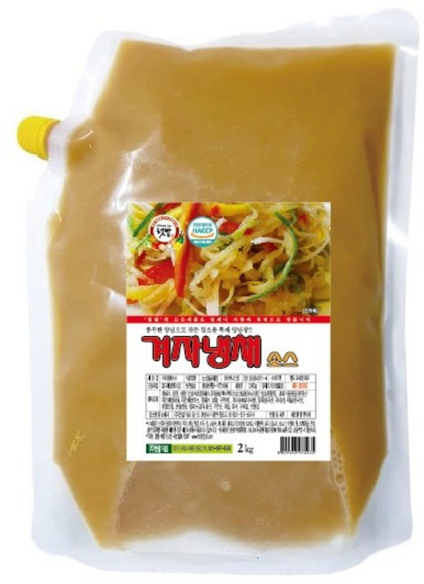 텃밭 본초장원 본초소스 겨자냉채소스 2kg 겨자소스 냉채소스, 1개