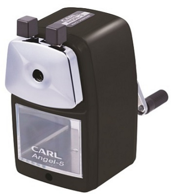 日本CARL 鐵製削鉛筆機(A-5) ，經典耐用，輕鬆削筆，學生辦公必備, 綠, 1個