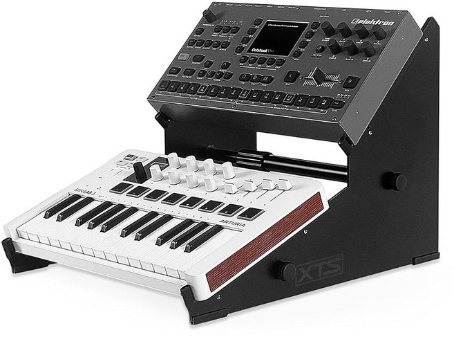 XTS 데스크톱 스탠드 대형 10 6인치 샘플러/신스/MIDi 컨트롤러/드럼 머신용 18 5인치 크기 Akai MPC Live 2 / Ableton Push 3 Native Ins, 1개