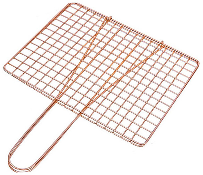 양면 동석쇠 동색 바베큐 접석쇠 구이용, 1개