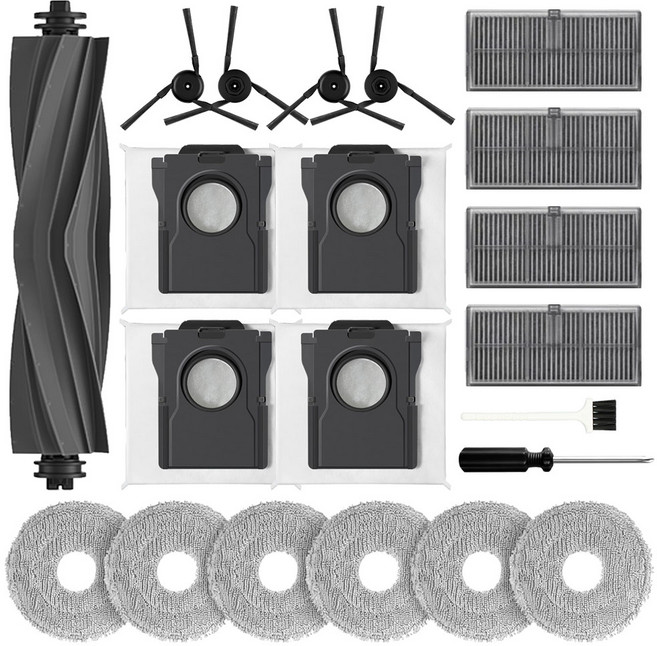 Yivy 드리미 X40 Ultra 로봇 청소기 호환용 소모품 1세트 21pcs, 드리미X40-21 set, 1개
