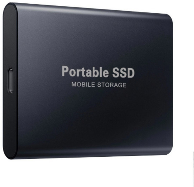 고속 모바일 외장 하드 디스크 노트북 데스크탑 컴퓨터 인터페이스 USB3 1/C타입 메모리 4TB 6TB 8TB 12TB 16TB 26TB 30TB, Black, 1개