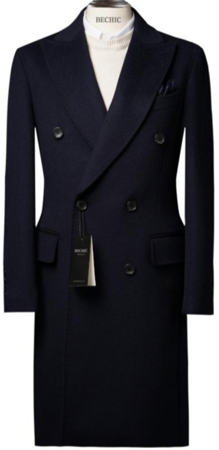 비시크 테로즈 캐시미어 울 더블 코트