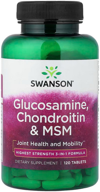 스완슨 글루코사민 콘드로이틴 & MSM 120정 2개
