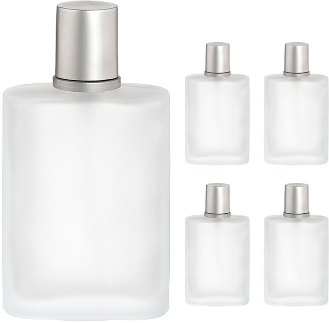 디지x 불투명 50ml 향수 공병 스크류타입 용기 만들기 재료 퍼퓸 스프레이 유리 DIY, 5개