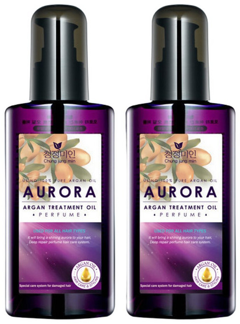 오로라 아르간 헤어에센스 140ml 1+1 헤어오일 퍼퓸, 1개