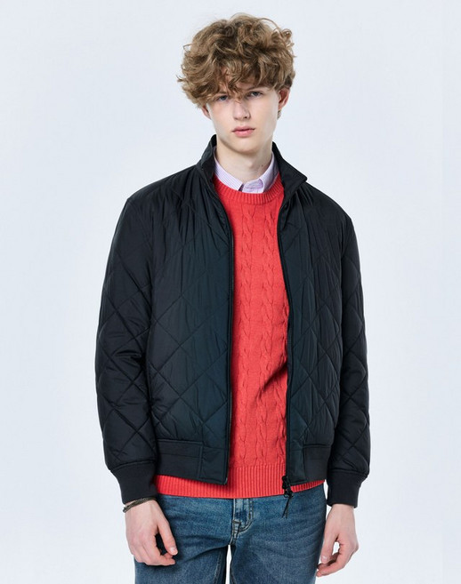 25SS 블랙 다이아 퀼팅 블루종 HZJU5A101BK