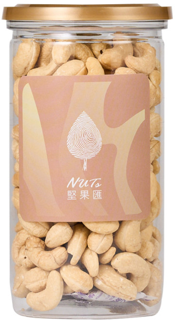 堅果匯NUTS 腰果 瓶裝 全素, 1個, 370g