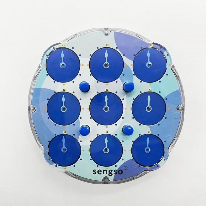 성쇼우 클락 큐브 Sengso Magic Clock Cube 자석큐브 선수용 큐브 / 20개이상 구매시 마론 8색펜 1개 증정, 블루