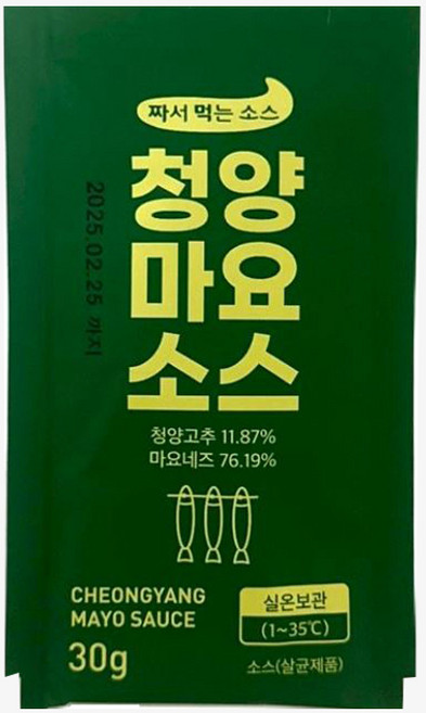 태영 짜서먹는 청양마요소스 30g 낱개, 1개