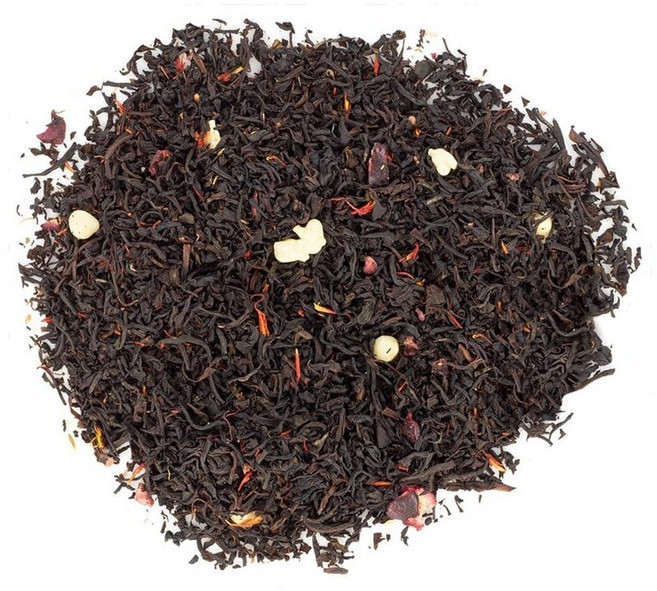 English Tea Store 루즈 리프 루이보스 허브 티 118.3ml(4온스), Blackforest 천연 맛 홍차 파우치, 4 Ounce (Pack of 1), 1개, 1개