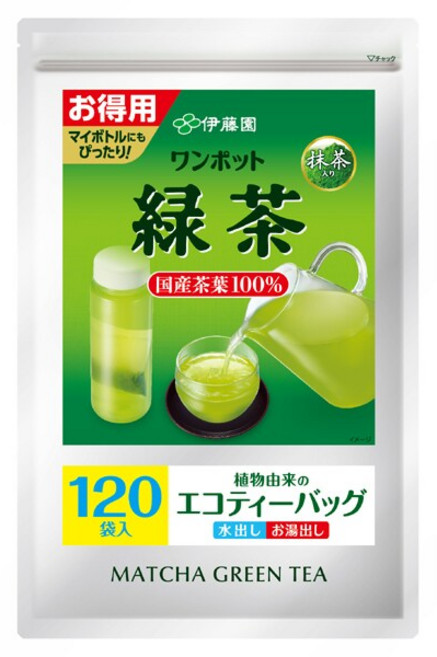 이토엔 원팟 말차 녹차 티백 25g x 120봉