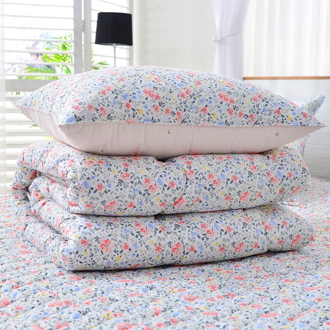아뜰리에 플라워 차렵이불 베개커버 세트 국산 SS Q 퀸 싱글