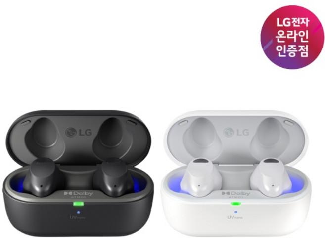 LG전자 톤프리 TONE-UT90S 무선 블루투스 이어폰 노이즈캔슬링 돌비 애티모스, 화이트
