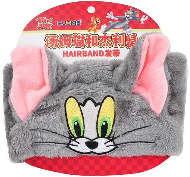 오후꽃 톰과 제리 세안밴드 머리띠, 1개, 톰