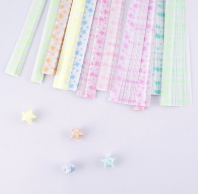 제분당 야광 별종이 (색상 랜덤), 1색, 210개