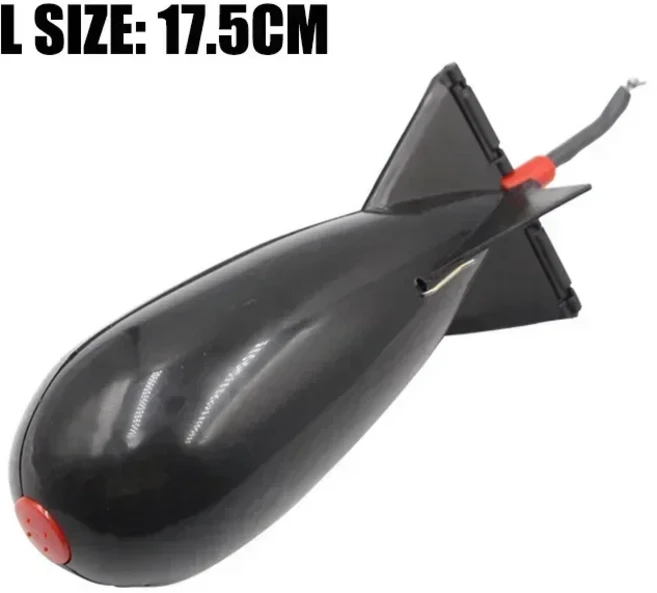 낚시 Spomb 로켓 태클 피더 펠렛 플로트 미끼 홀더 메이커 야외 도구 액세서리, 02 Black L, 1개